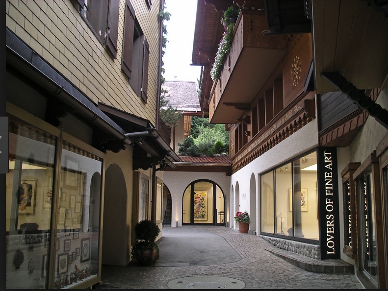Die Galerie in Gstaad (rechts). Sie ist seit 2013 geschlossen.