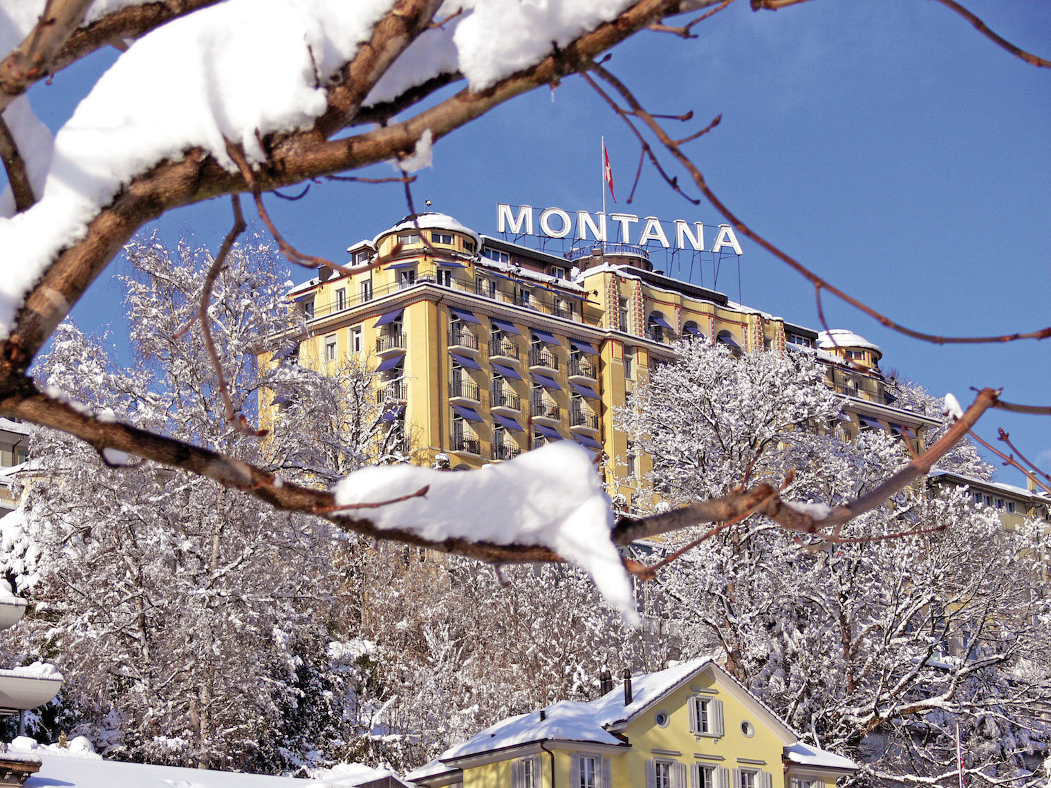 Das Art-Deco-Hotel Montana.