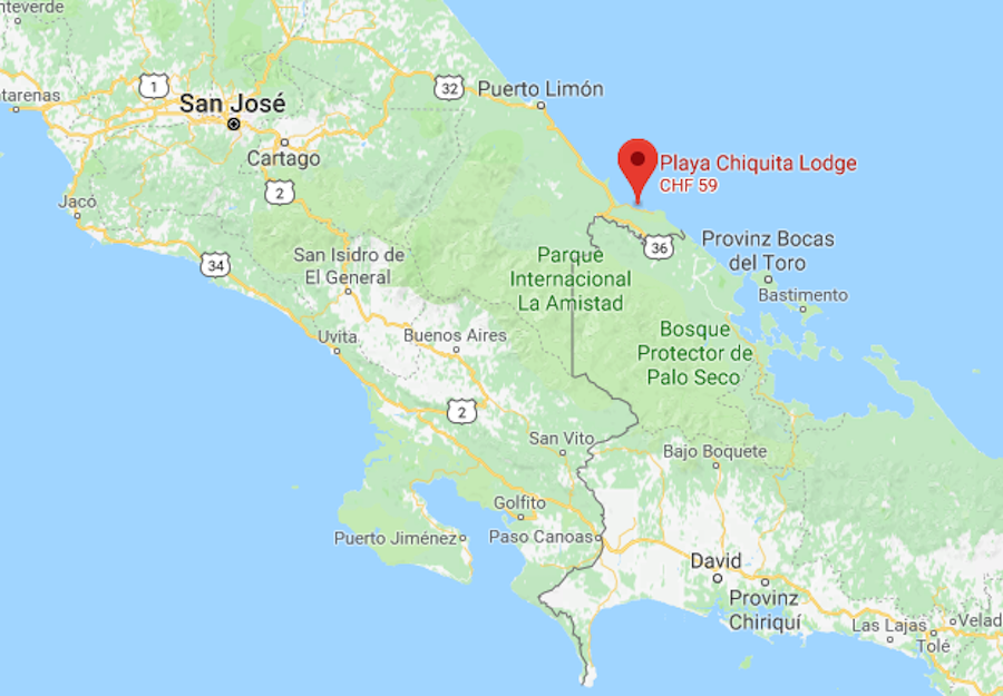 An der Küste von Limon, im Osten von Costa Rica, ereignete sich das Unglück.
