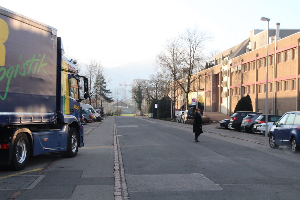 Das bestehende Gewerbegebiet an der Oberneuhofstrasse in Baar.