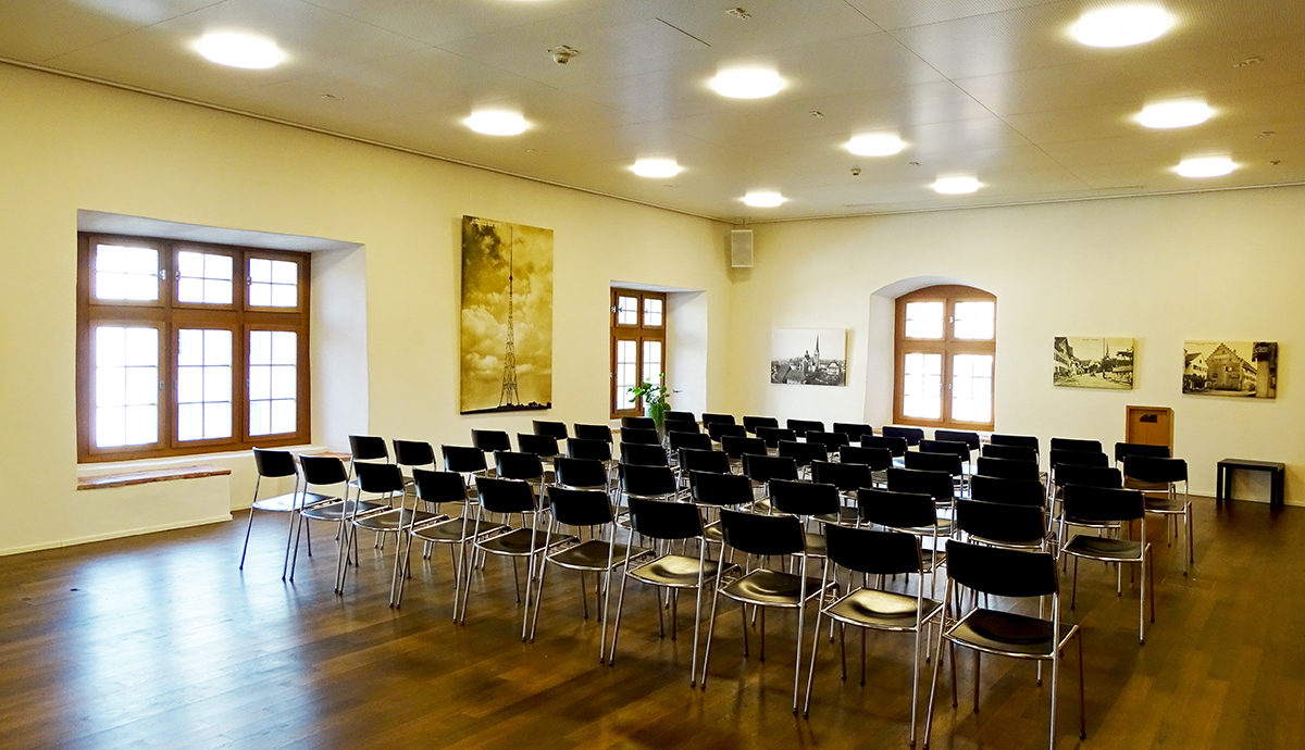 Der Festsaal im Stiftstheater Beromünster.