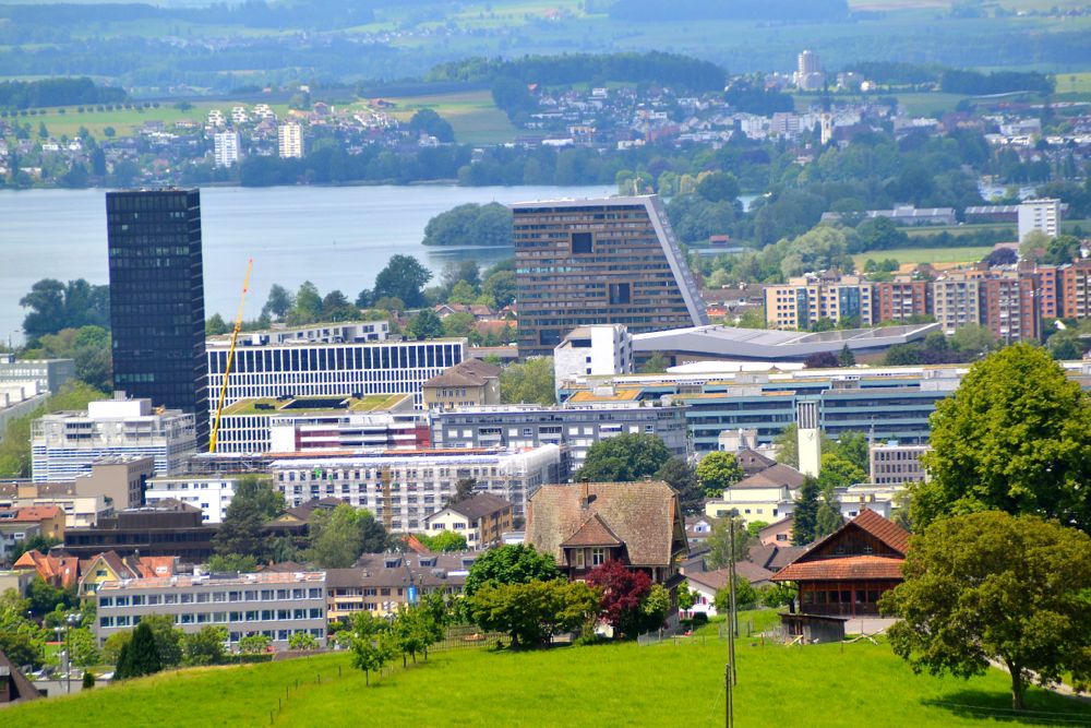 Die Stadt Zug wächst nach innen: Verdichtung ist in den nächsten Jahren angesagt.