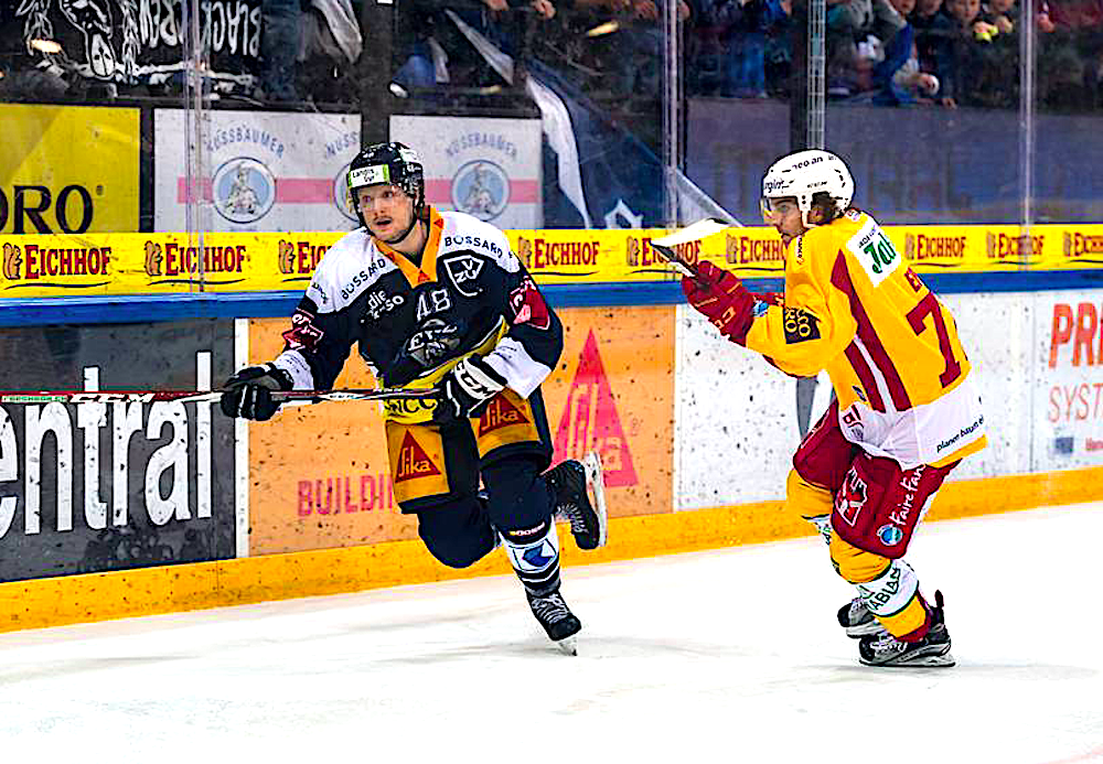 Eichhof-Werbung an der Bande in der Bossard-Arena: Das könnte sich die Brauerei Baar als «Gerstensaft-Lokalmatador» nicht leisten.