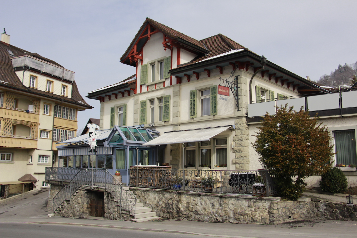 Das «Bahnhöfli» in Entlebuch wird in fünfter Generation von der Familie Felder geführt.