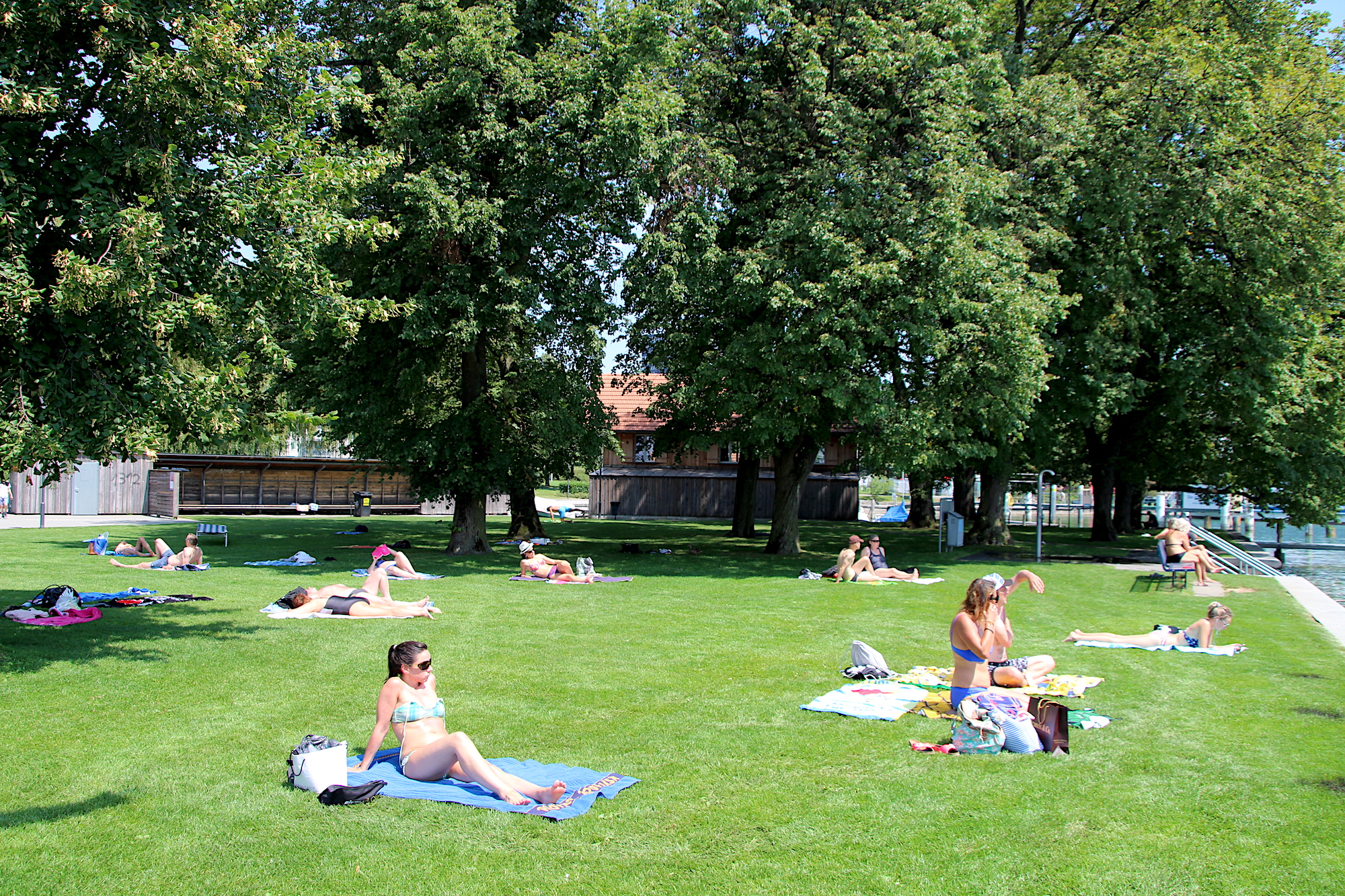 Auch Sonnenhungrige ist die «Männerbadi» ideal.