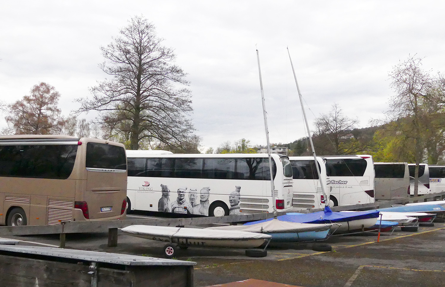 Der Carparkpatz Brüelmoos gleich beim Lidocamping.