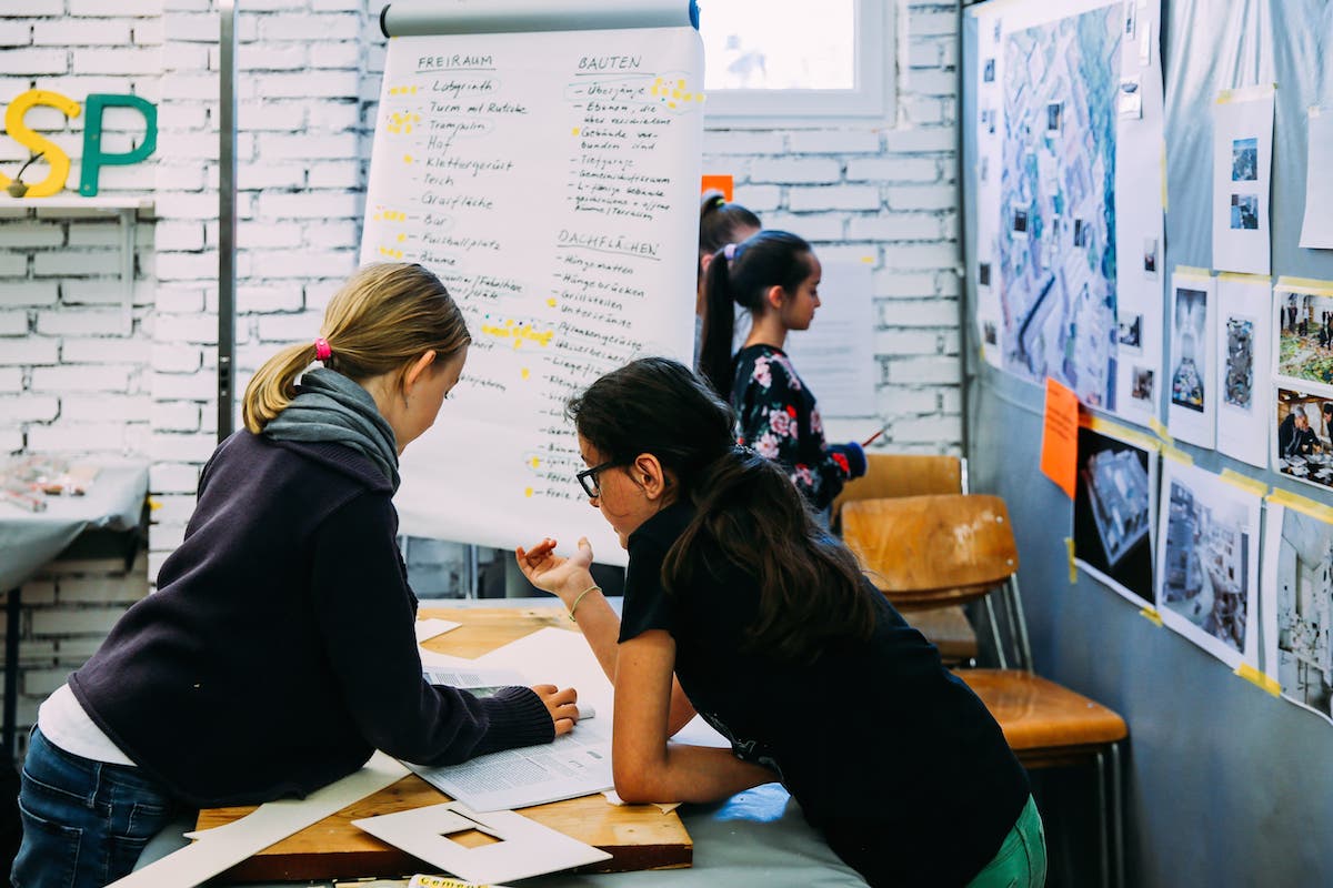 Das «Planerbüro» des jungen Projektteams.