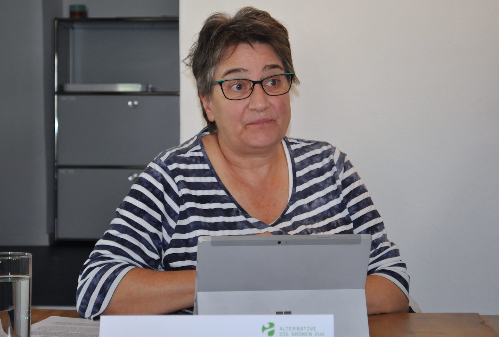 Barbara Beck-Iselin, Vizepräsidentin der Zuger Alternative-die Grünen.