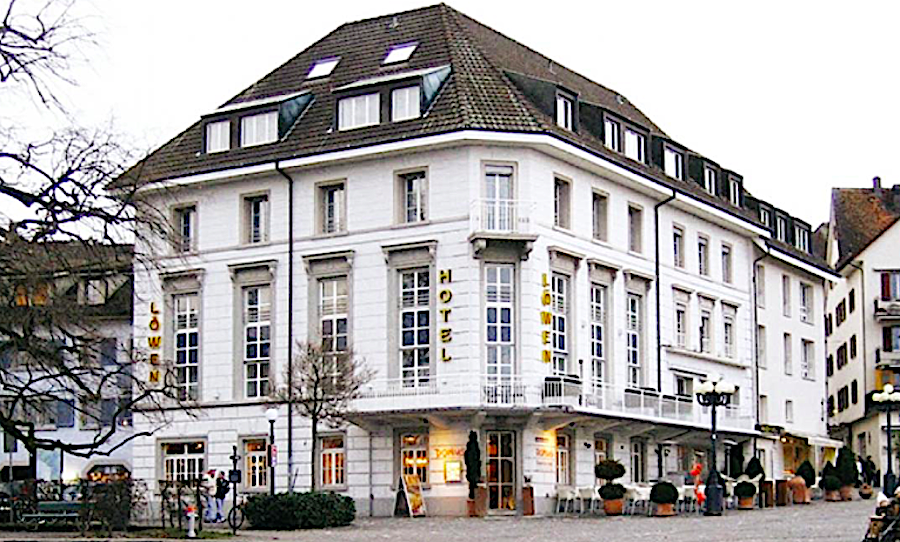 Das Hotel Löwen am See am Landsgemeindeplatz: Auch dieses Zuger Hotel ist in Familienhand.