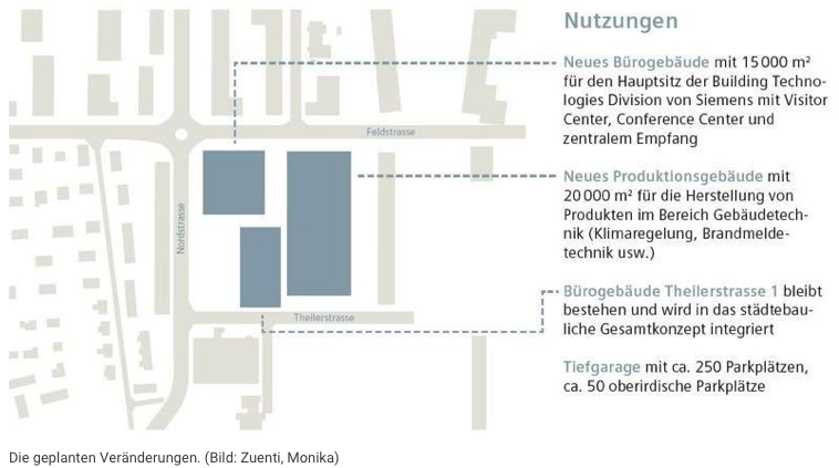 So sollen die Gebäude auf dem Siemens-Campus dann genutzt werden, wenn sie im Herbst eröffnet werden.