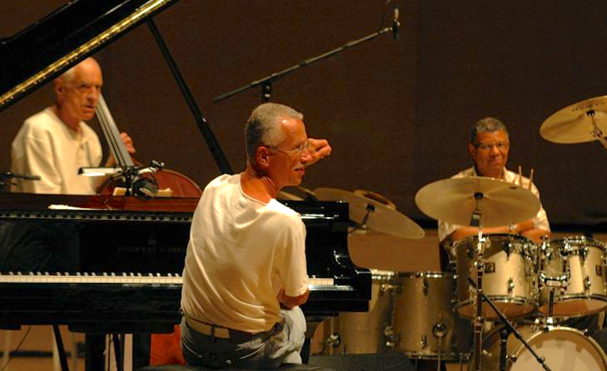 Highlight 2009 im KKL: Keith Jarrett (vorne) mit seinem Trio gibt es auch heute noch live auf CD zu hören.