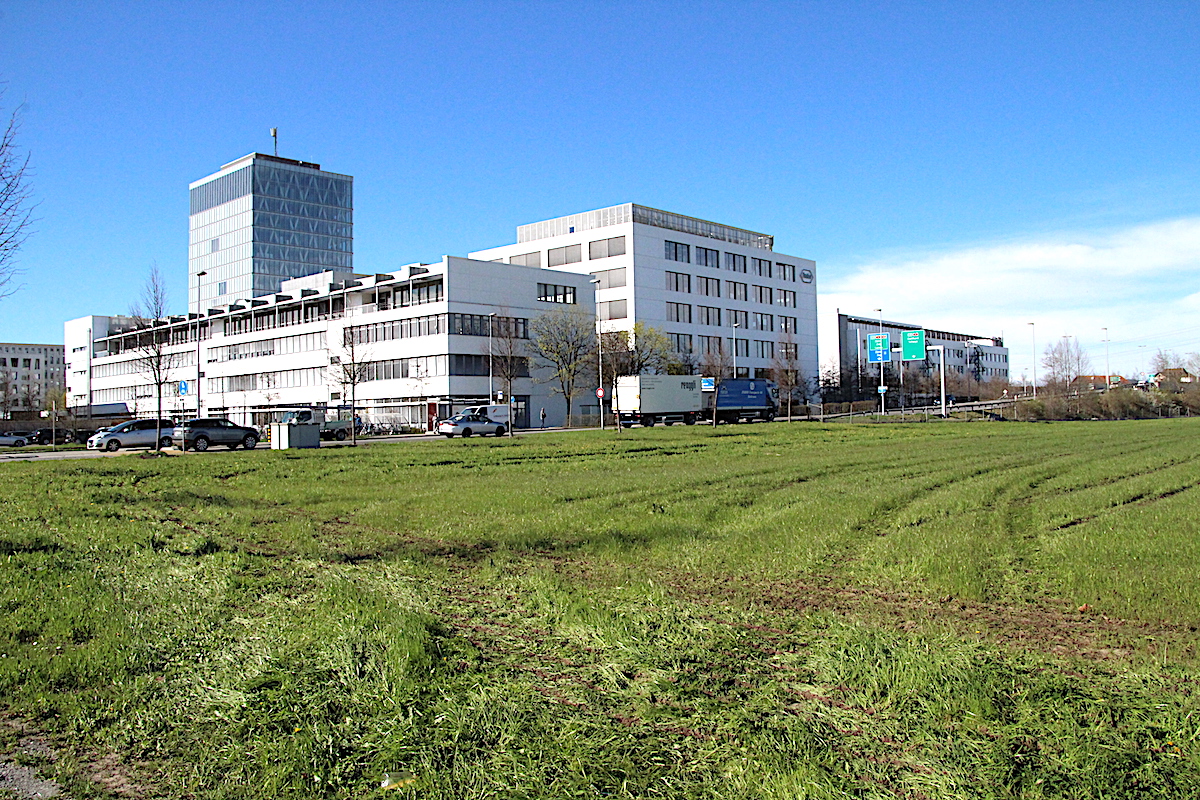 Besonders WM-flexibel: Roche Diagnostics in Rotkreuz. Zum Achtelfinale gibt es sogar ein firmeneigenes Public Viewing.