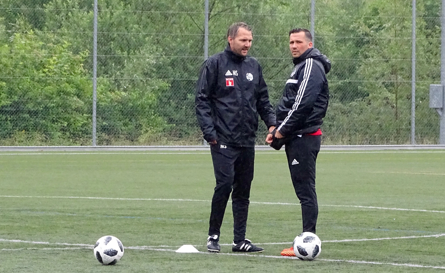 Michael Silberbauer (links) und Michel Renggli leiten vorläufig das Training.