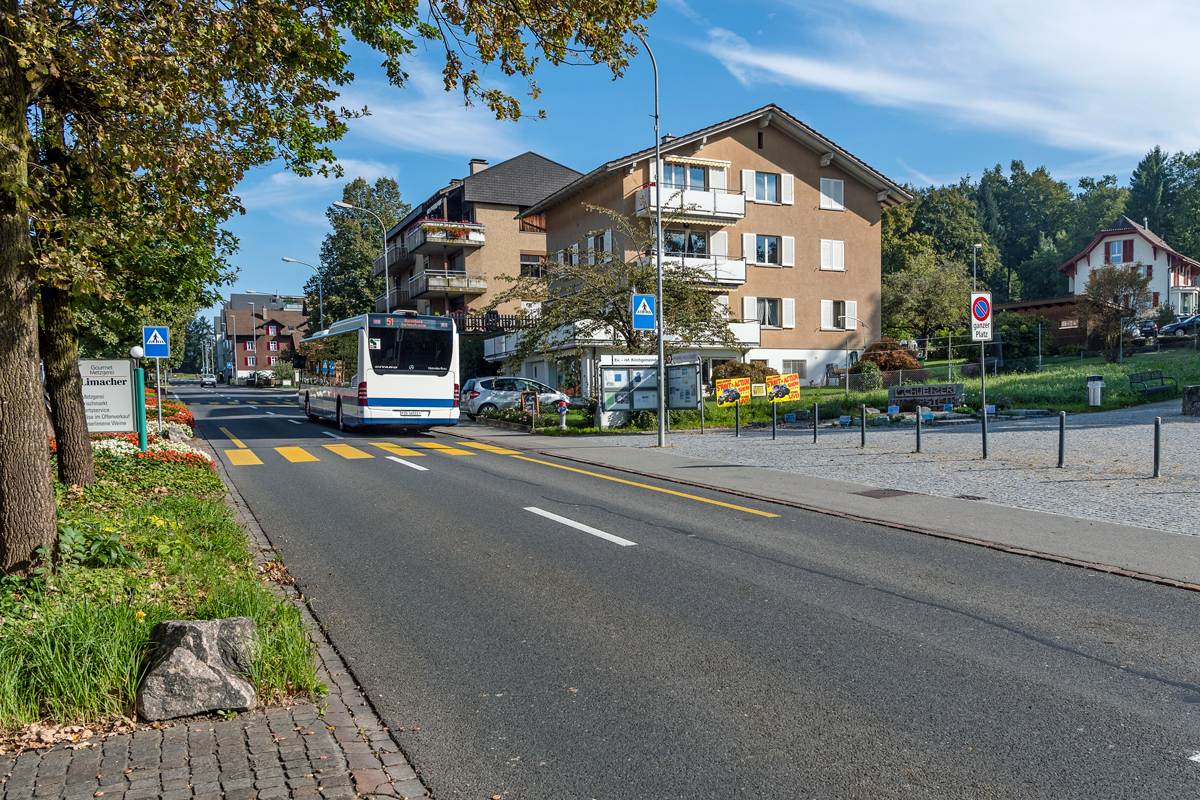 Die Chamerstrasse in Hünenberg: Wie werden die konkreten Pläne für ein Dorfzentrum aussehen?