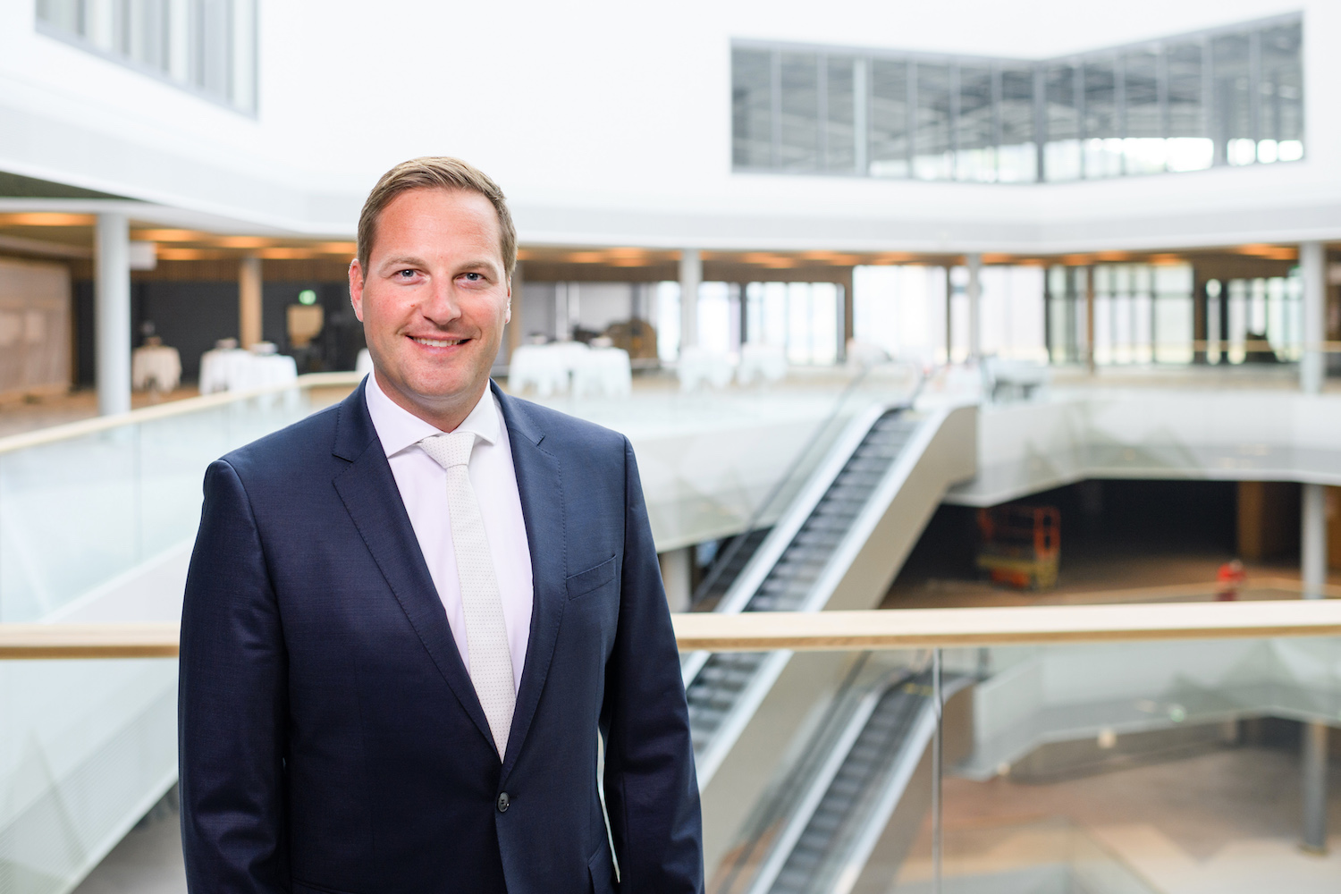 Der starke Mann hinter der Mall of Switzerland: Centerleiter Jan Wengeler, ein Berliner in Ebikon.