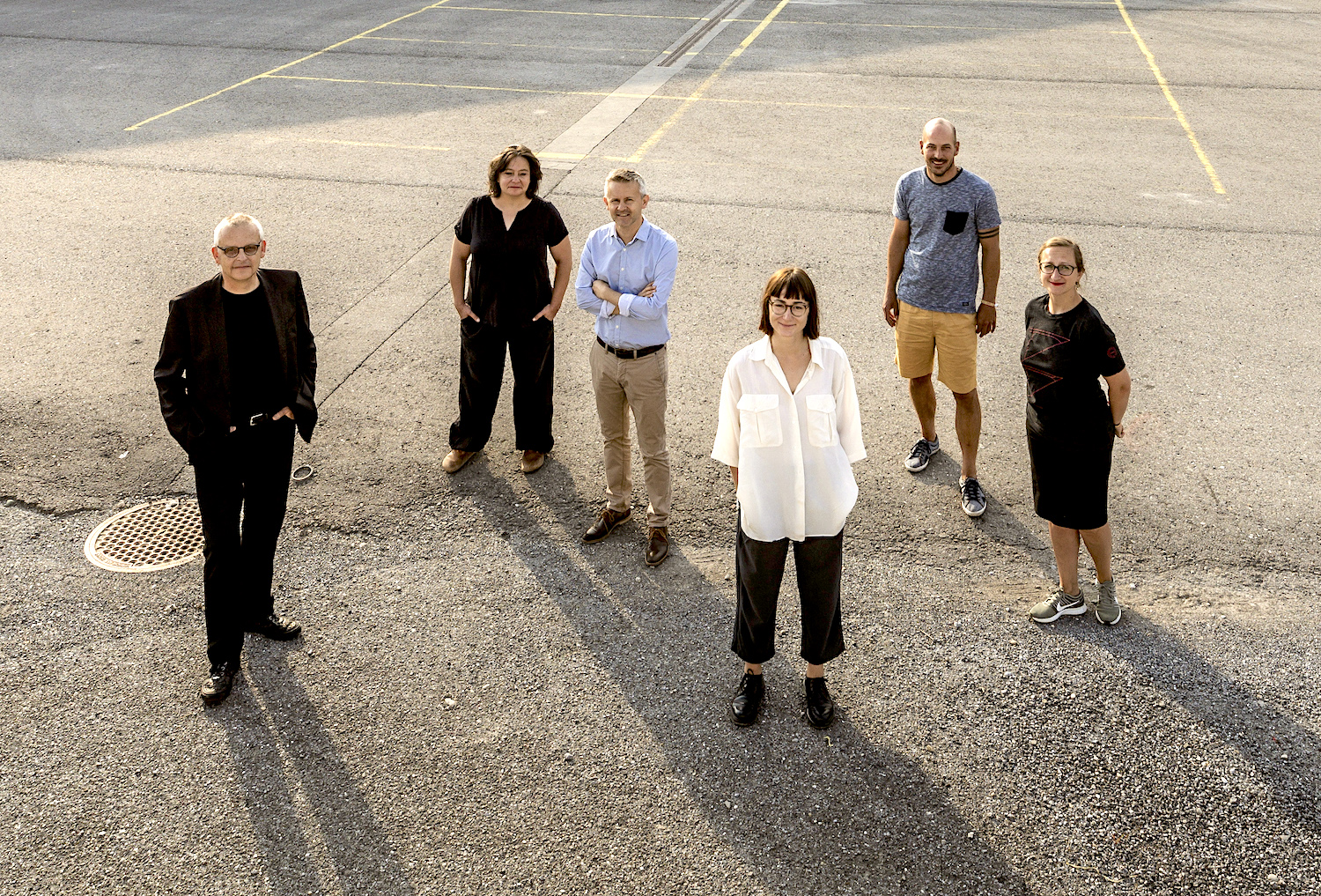 erein Platzhalter Seetelplatz (von links): Ralph Eichenberger, Catherine Huth, Thomas Stadelmann, Francesca Blachnik, Reto Achermann und Edina Kurjakovic.