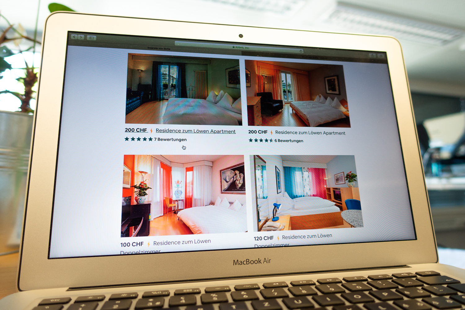 Sogar das Hotel Luzernerhof vermietet auf Airbnb Apartments.