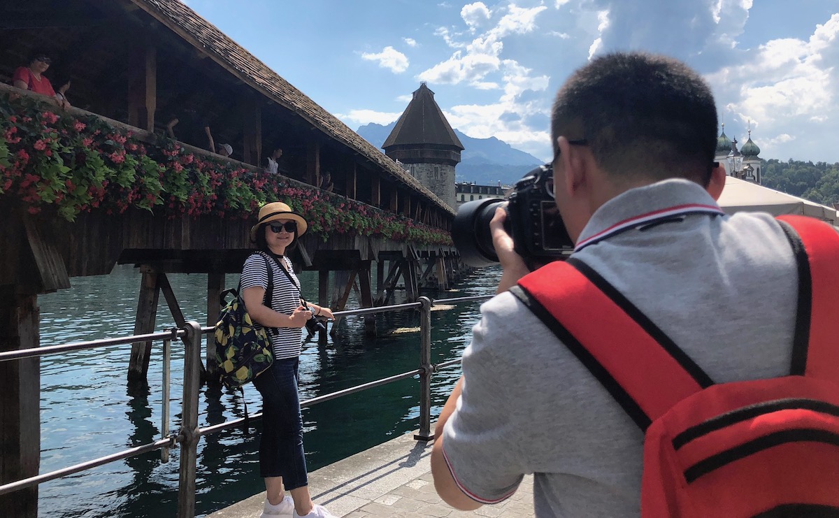 15'000mal am Tag überquert und von aller Welt besucht: Touristenmagnet Kapellbrücke.