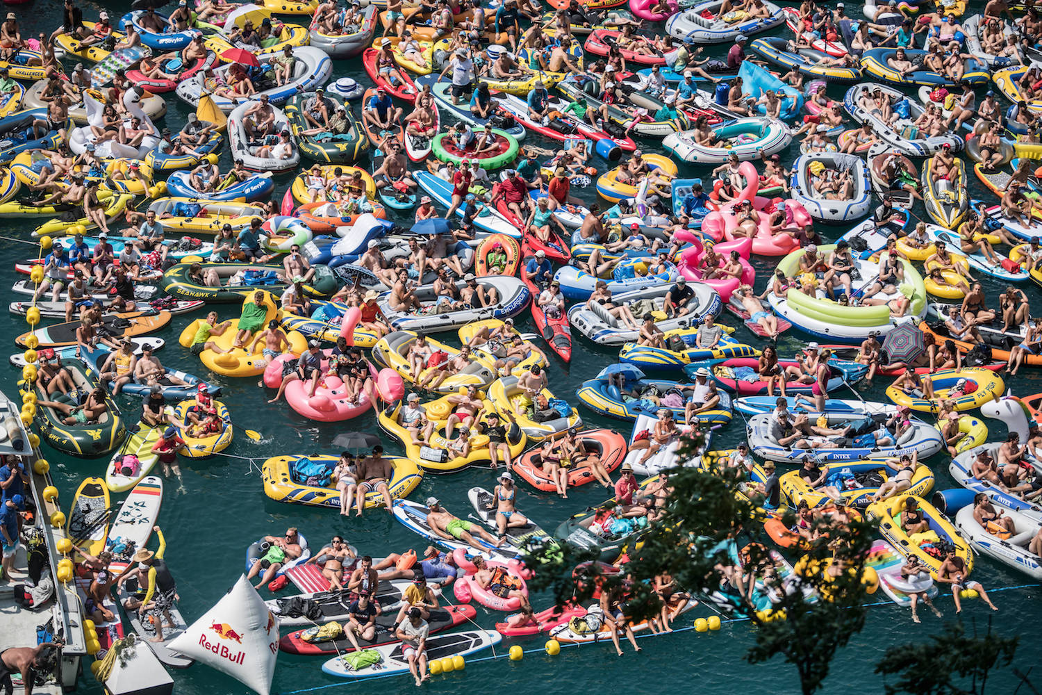 Beim «Red Bull Cliff Diving» duellierten sich die besten Klippenspringer der Welt. Rund 8'200 Zuschauer verfolgten den Event.