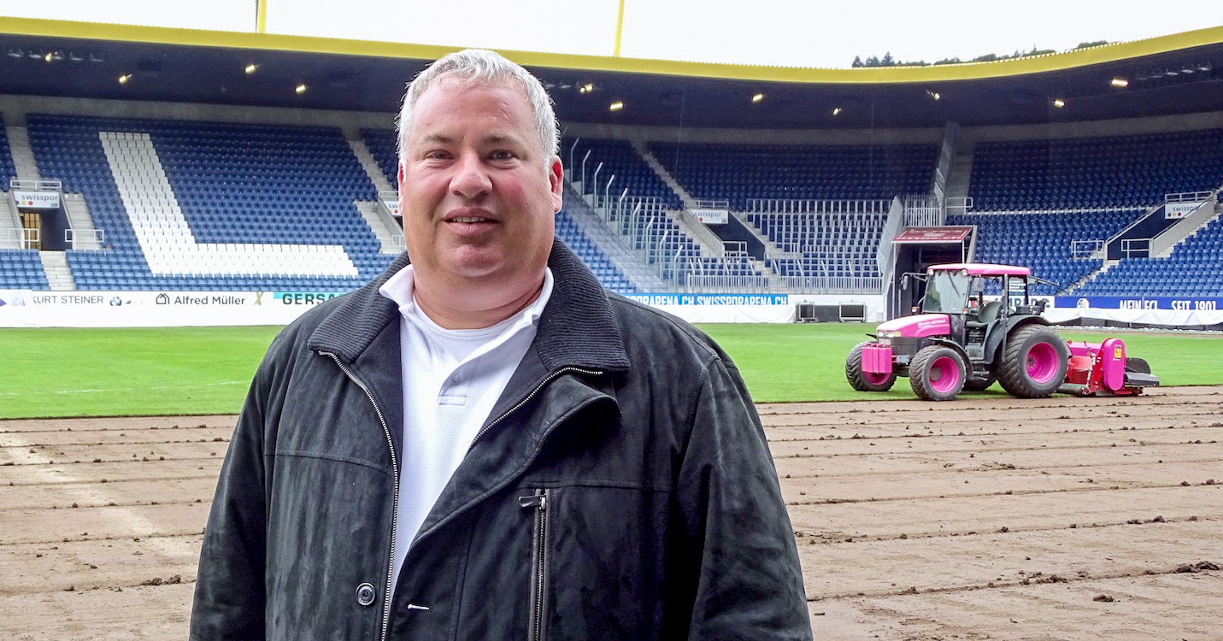 «Herzensangelegenheit»: Pirmin Bernet und seine Gartenbaufirma stellen Personal und Material zur Verfügung.