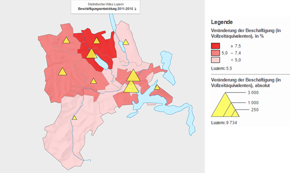 Beschäftigte im Kanton Luzern. Willisau prosperiert stärker als gedacht.