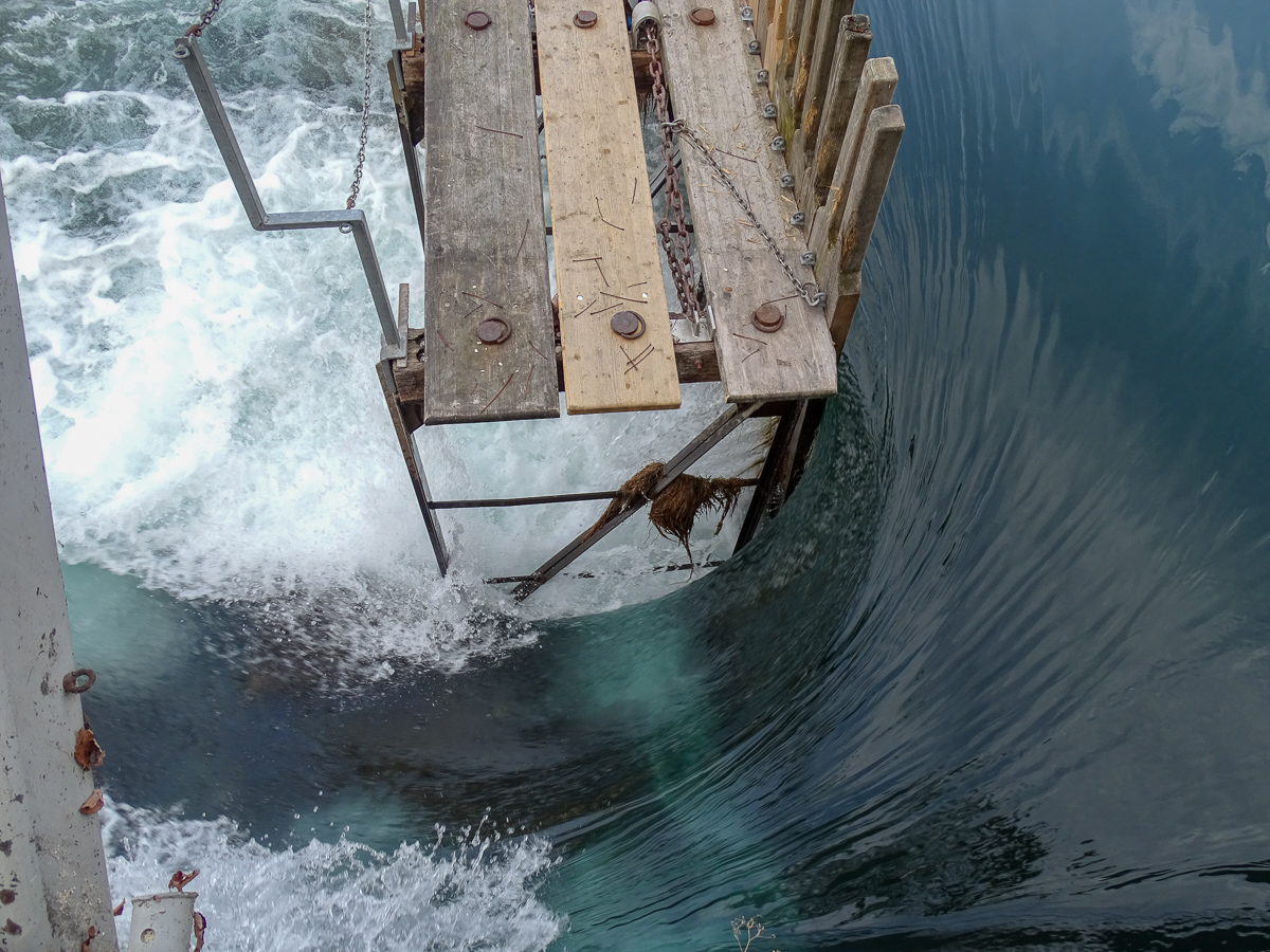 Hier fliessen momentan noch 36'000 Liter pro Sekunde. Tönt nach viel, ist aber zu wenig für die Jahreszeit.