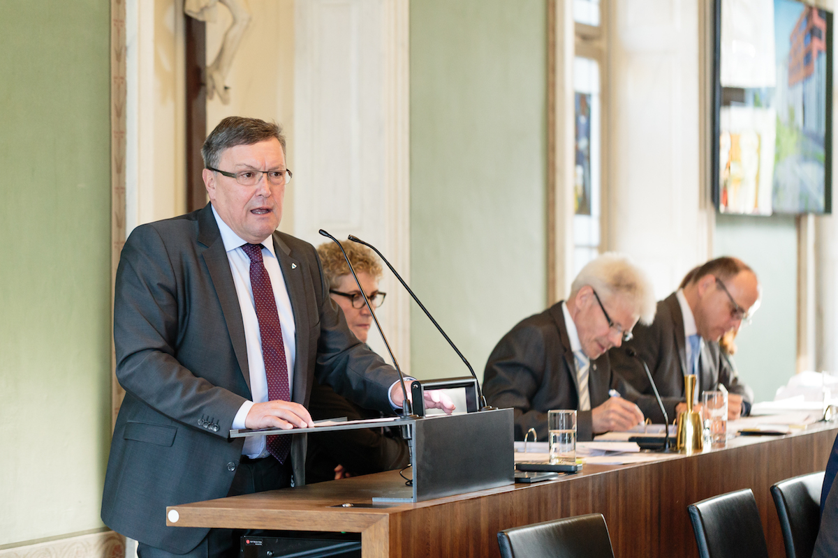 Der Zuger Baudirektor Urs Hürlimann will nicht mehr länger Regierungsrat sein.