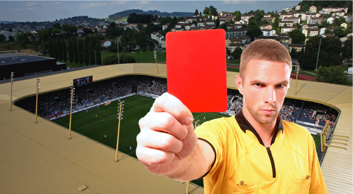 Videobeweis: FCL-Fans zeigen der Liga die rote Karte