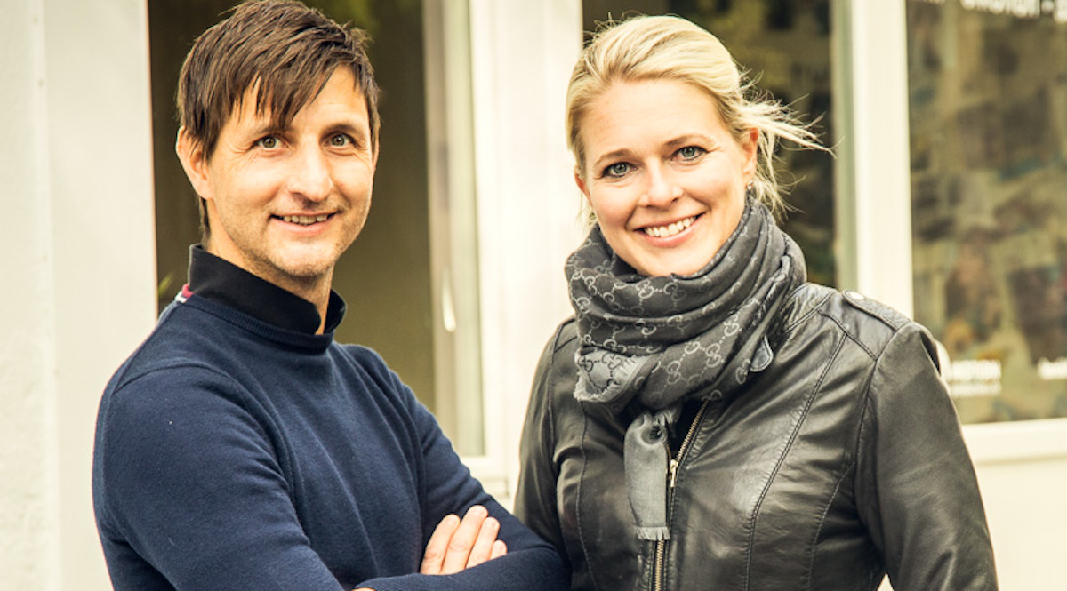 TV-Team: Nicole Bircher (36) mit Stefan Hänni (43).