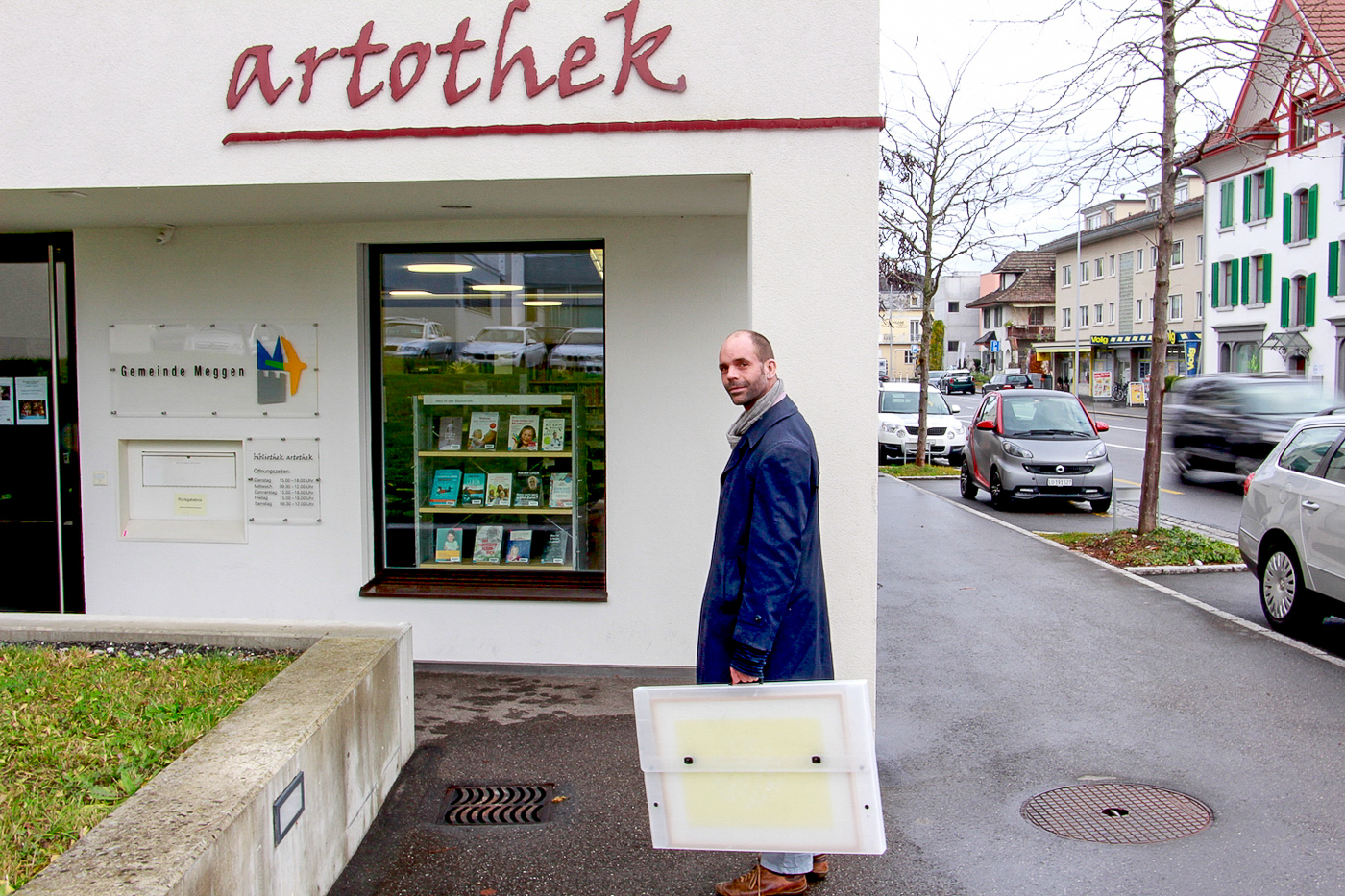 Nach einem Monat heisst es: Abschied nehmen vom Kunstwerk.