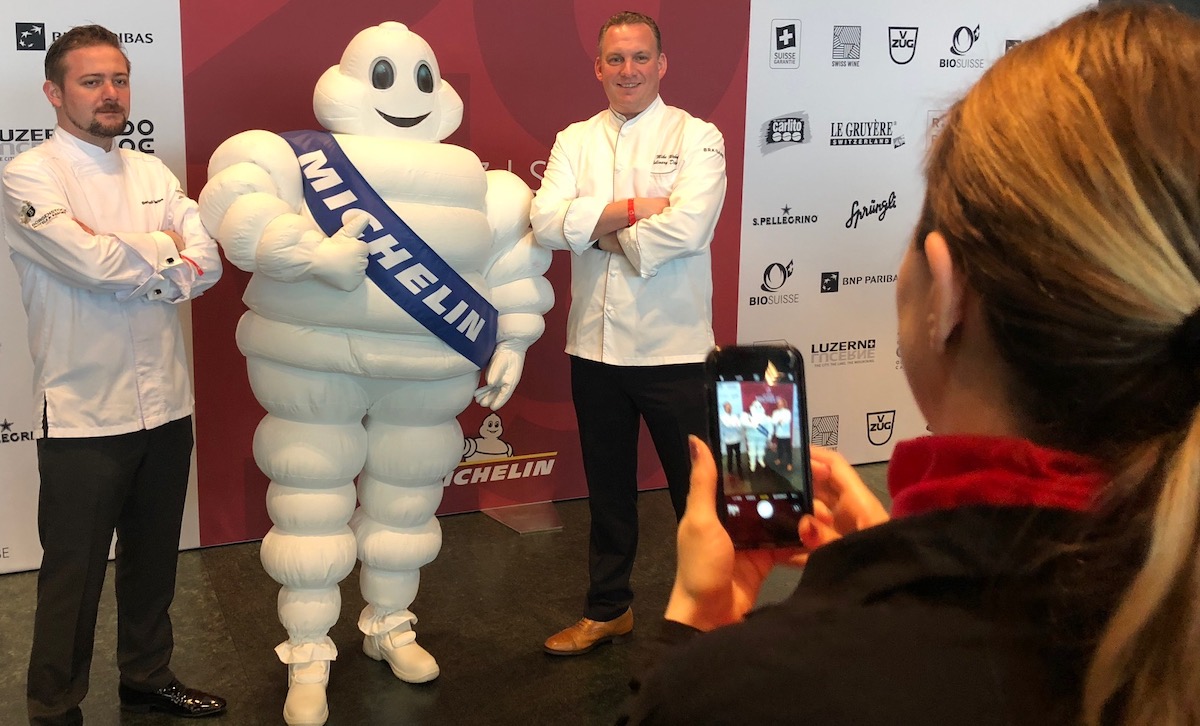 Chefs unter sich: Das Michelin-Mannli war begehrt bei den Köchen.