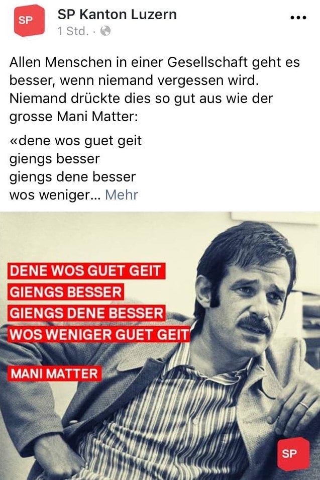 Mit diesem Post hatte sich die SP in die Nesseln gesetzt.