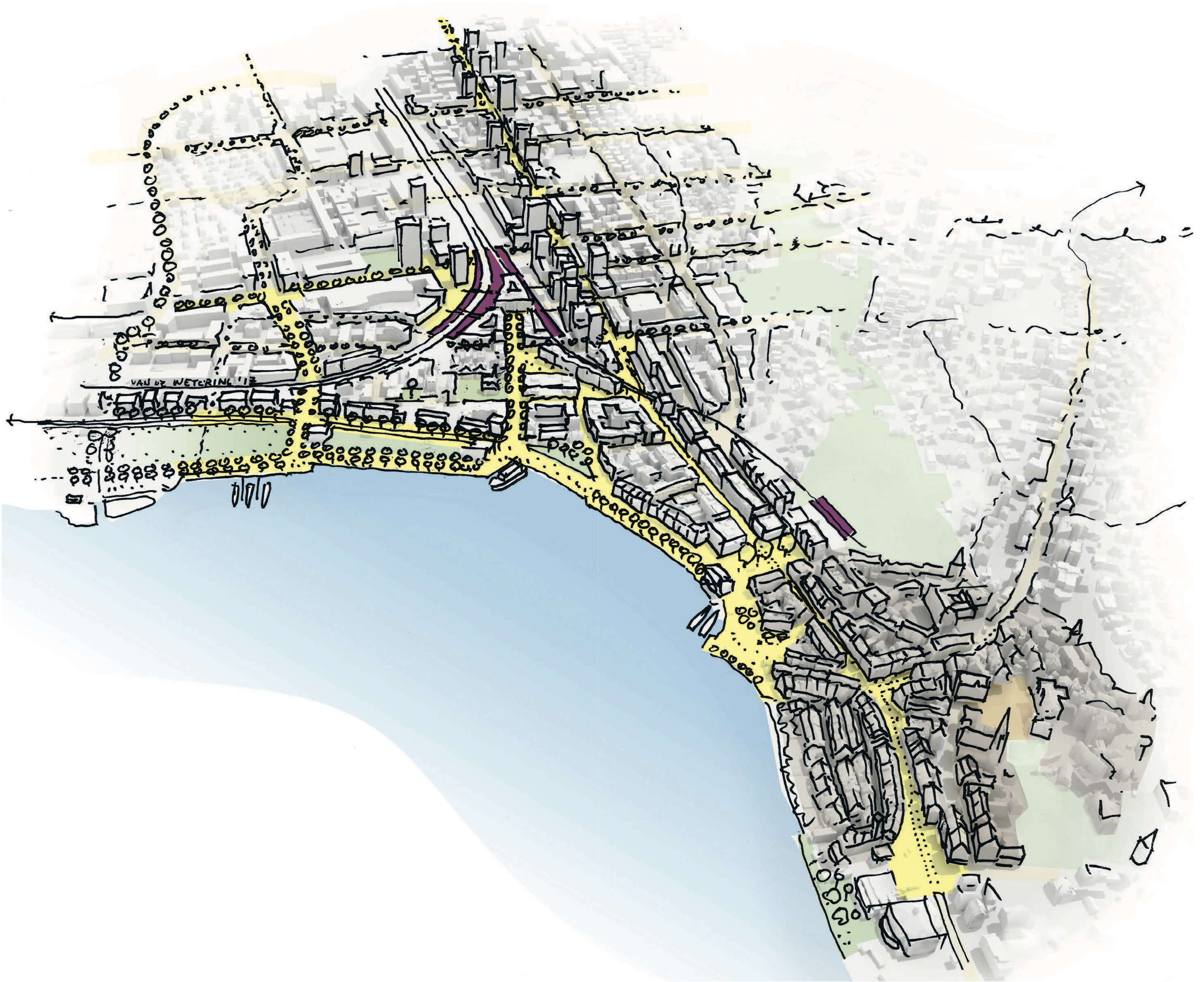 Das zukünftige Stadtzentrum soll Alt-, Neustadt und Teile der modernen Nordstadt verbinden.