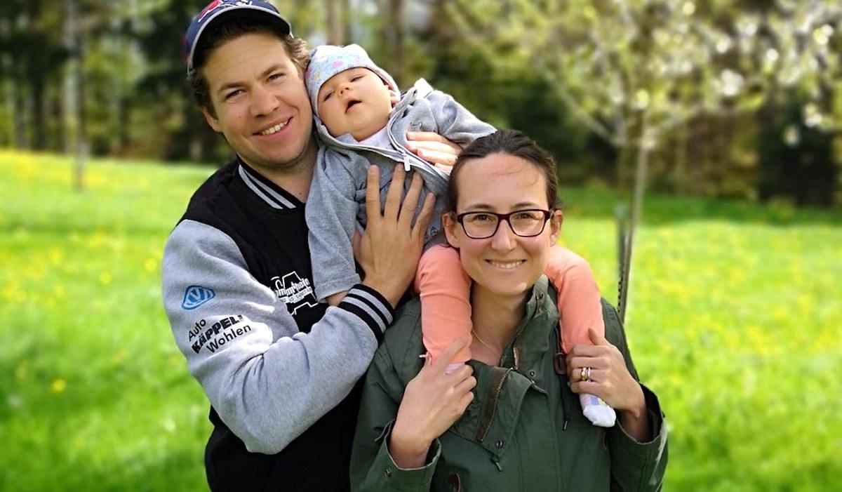 «Wir dachten, sie stirbt»: Alexandra und Mario Schenkel mit Tochter Valeria.