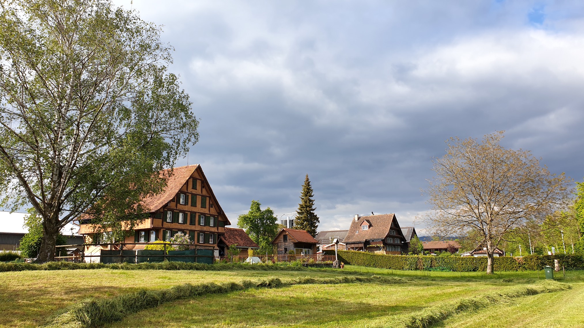 Camping-Gelände des «Eidgenössichen»: Hinter diesen Häusern an der Letzi.