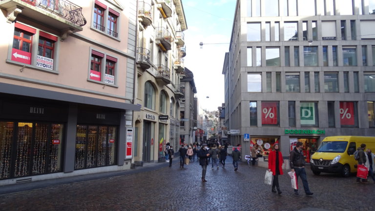 Viele Luzerner strömten in die Hertensteinstrasse
