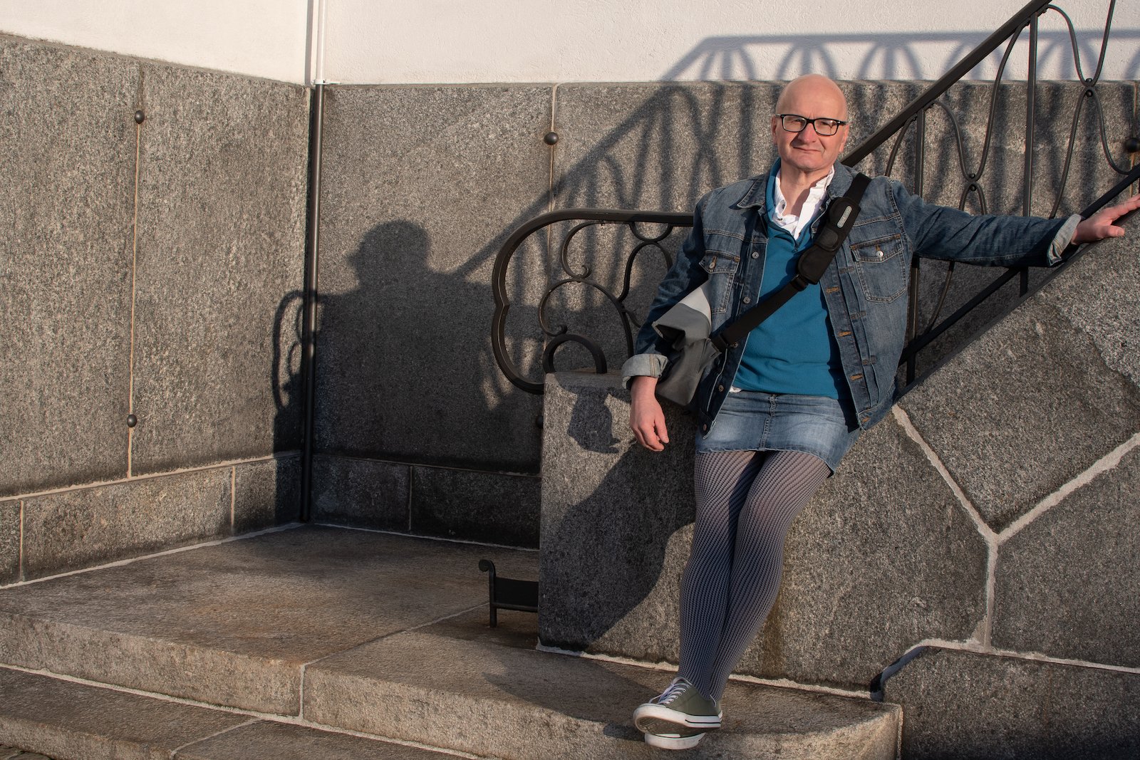 Feinstrumpfhose mann trägt Wie kam