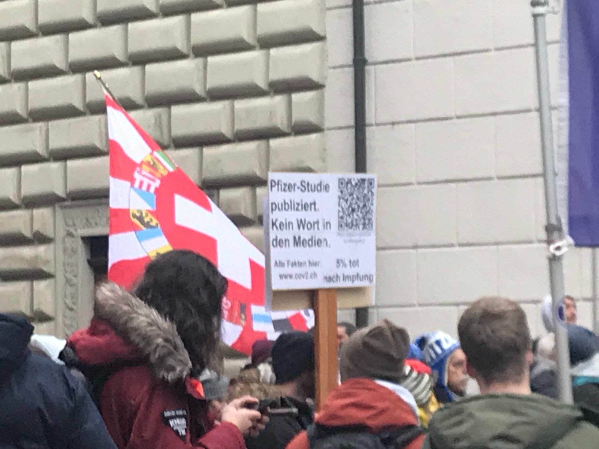 Die Demo in Luzern richtet sich unter anderem gegen die Corona-Impfung.