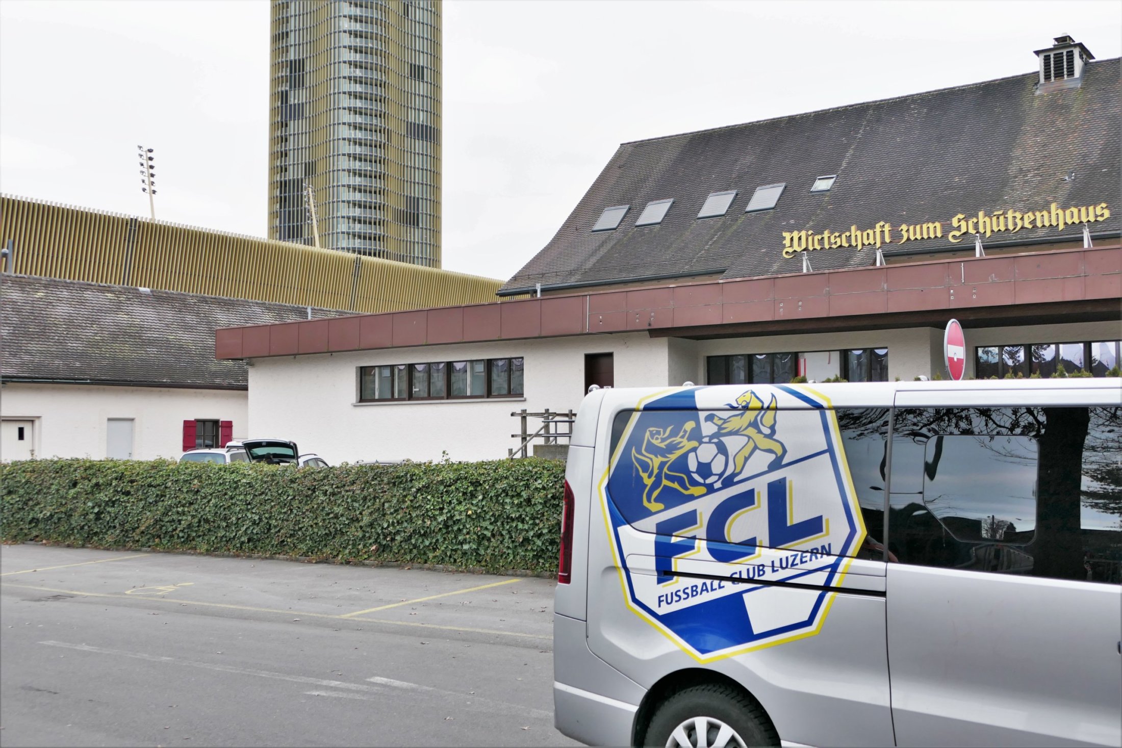 Der FC Luzern hat zwar denselben Mit-Besitzer wie das neue «Schützenhaus», ist aber finanziell nicht mit dem Gastrobetrieb verknüpft.