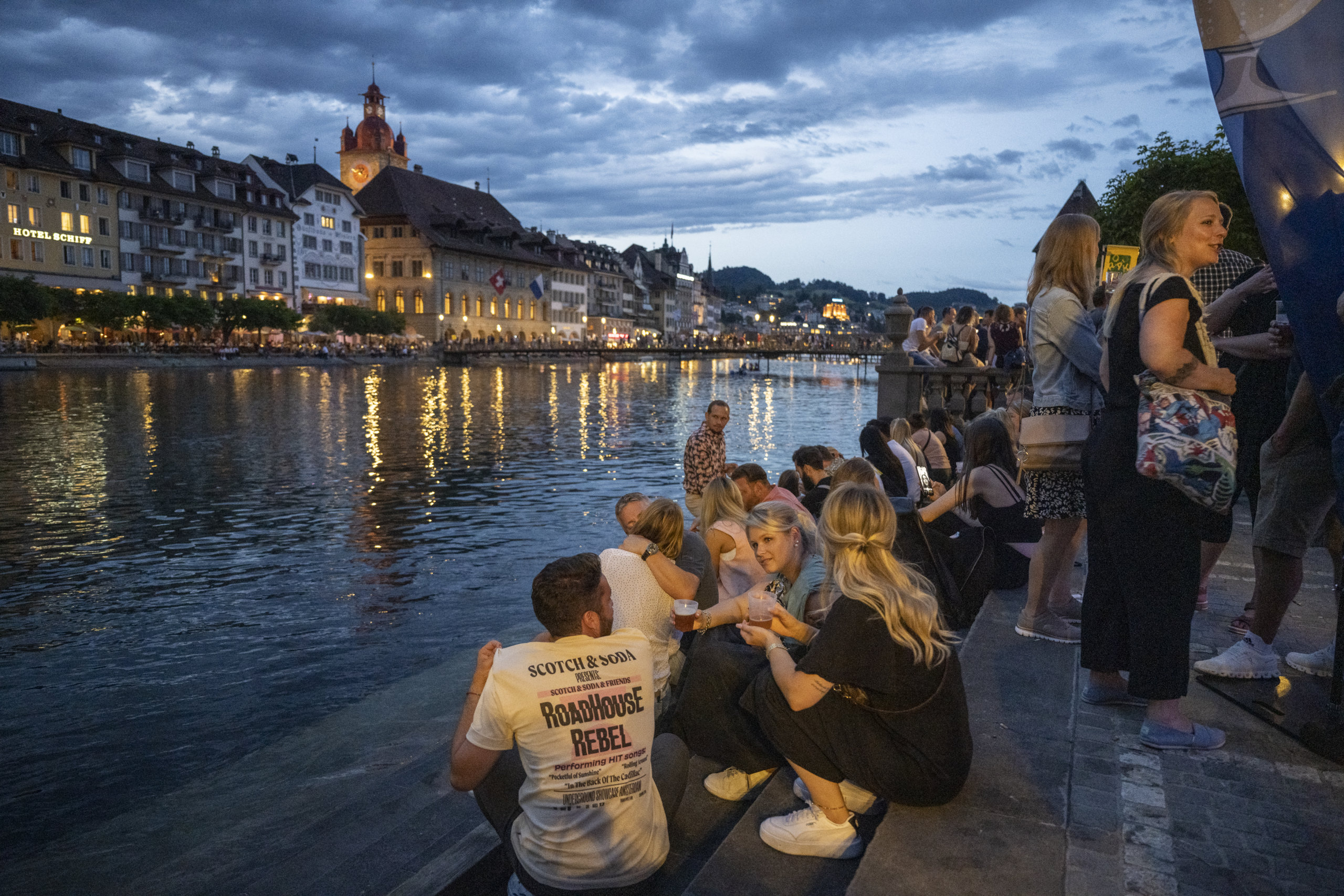 Gewitter und Frieden – so war das erste Stadtfest Luzern