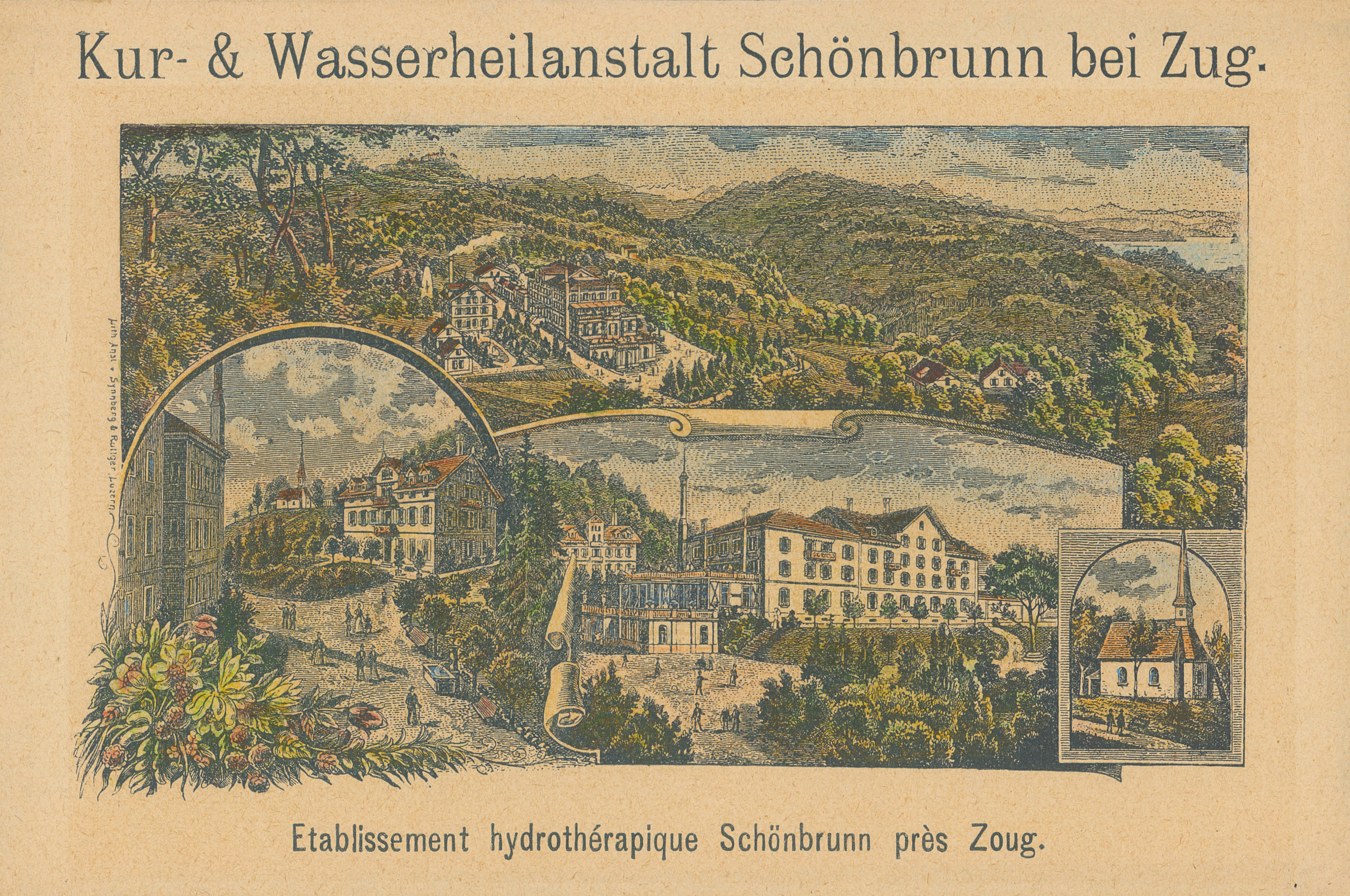 Bad Schönbrunn, Lassalle-Haus und die Parkanlage