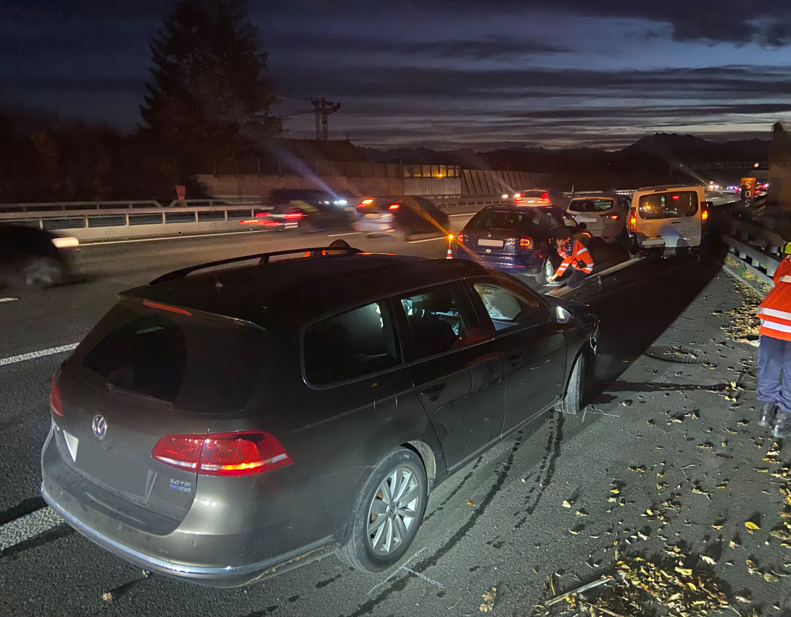 Unfall in Cham fordert zwei verletzte Personen zentralplus